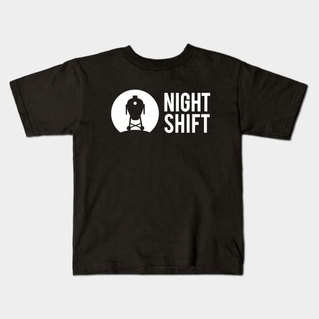 Night Shift Ceramic Griller Grill BBQ food Kamado Kids T-Shirt by LaundryFactory